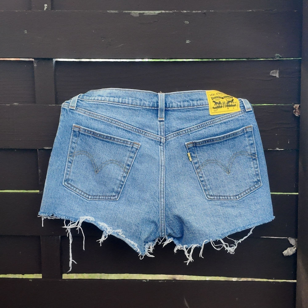 Levi's Women's Blue Denim Shorts